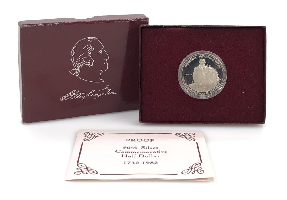 1982 Washington Half Dollar Proof in OMP: Items are as shown in the image and described in the title - Please note that we have more than one of these items and the exact item in the image may not be the item you recieve. Winning