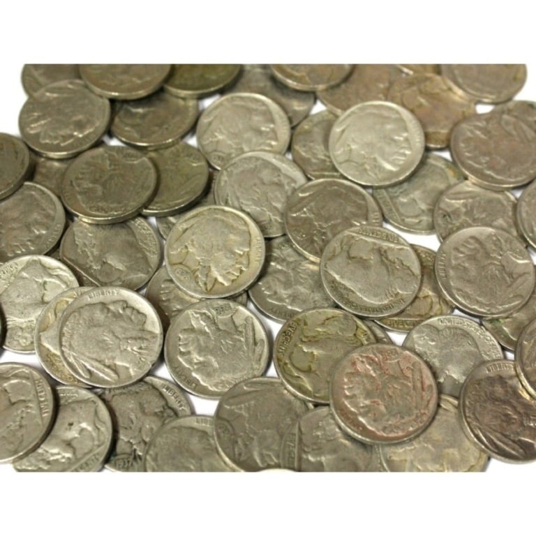 Lot of (40) Buffalo Nickels- Mixed Date and Grade: All bids are a contract and an agreement to pay. Items are as shown in image.