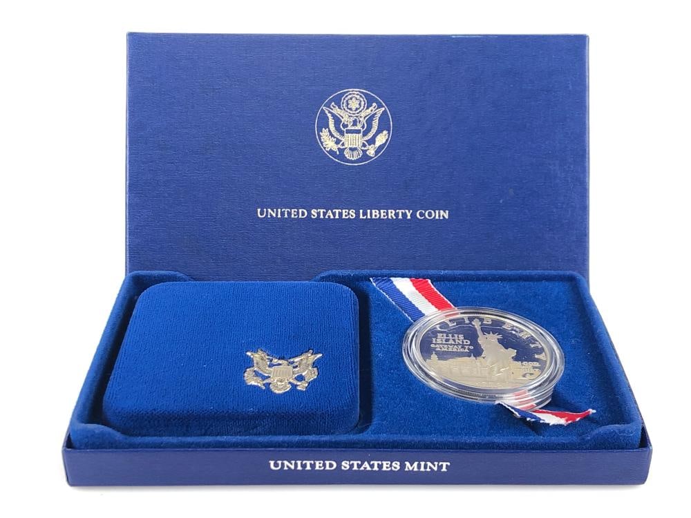 1986 Single Coin Statue of Liberty Silver Dollar: Items are as shown in the image and described in the title - Please note tht we have more than one of these items and the exact item in the image may not be the item you recieve. Winning bidder will
