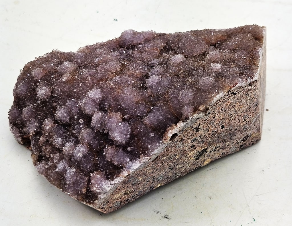 216.52 gram Natural Alacam Amethyst Cluster: Alacam Amethyst is a rare, vibrant purple to lavender amethyst discovered in 2021 in the Balikesir Province of Turkey. Known for its unique, sculptural, and often self-standing formations, this