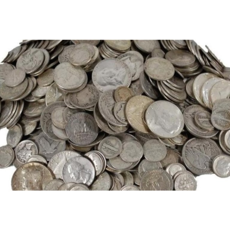 $50 Face Value- Random Mix 90% Silver - 2