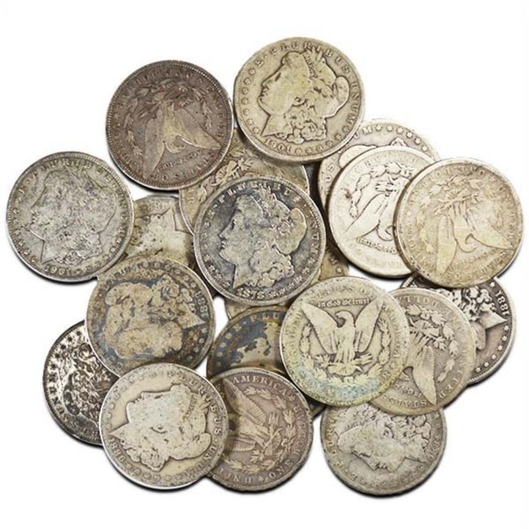 Lot of (20) Random Date/Grade Morgan DOllars: Item is as shown in the image - Bidder is responsible for all grade and value determination - Please review the entire terms and conditions prior to placing any bids. All terms apply to each