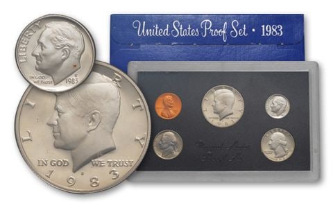 1983 US Mint Proof Set: Item is as described in the title - Please review our complete list of terms prior to placing any bids.