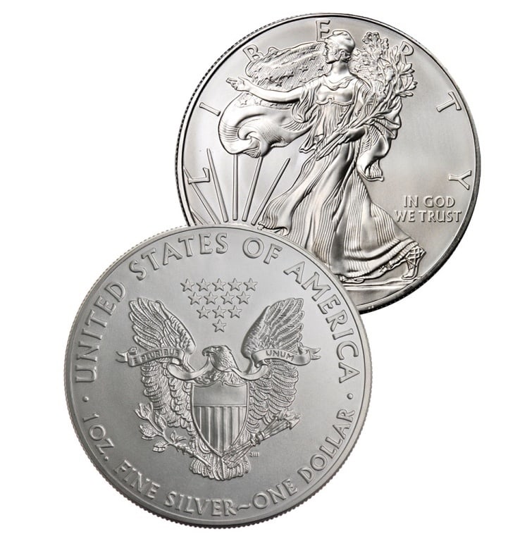 (1) US Silver Eagle Random Date: US Silver Eagle Random Dates from our choice of stock on hand.