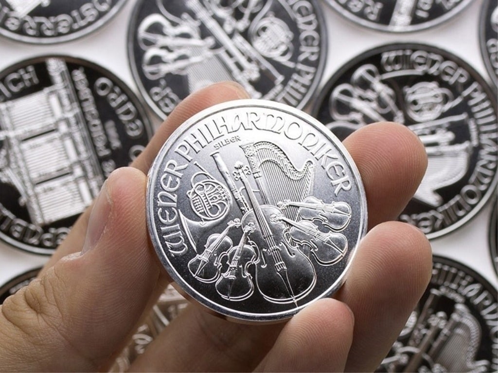 (1) Austrian Philharmonic Silver Round Random: A 1oz. Silver Round from the Austrian Mint depicting the Philharmonic Orchestra Design.