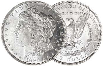 1882 o Crisp BU Morgan Dollar