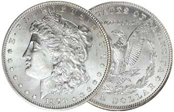1879 P Crisp Morgan Silver Dollar Better Date