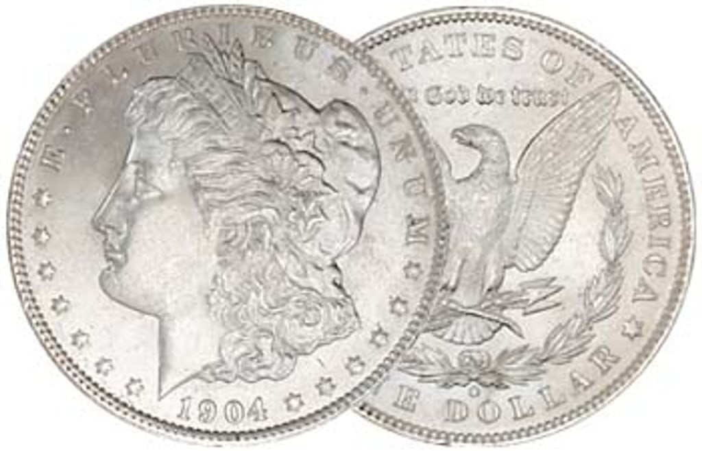 1904 O Nice BU Grade Morgan Silver Dollar: Item is the exact item in the image - Bidder responsible for determination of grade and value of items shown. Item qualifies for fast ship program.
