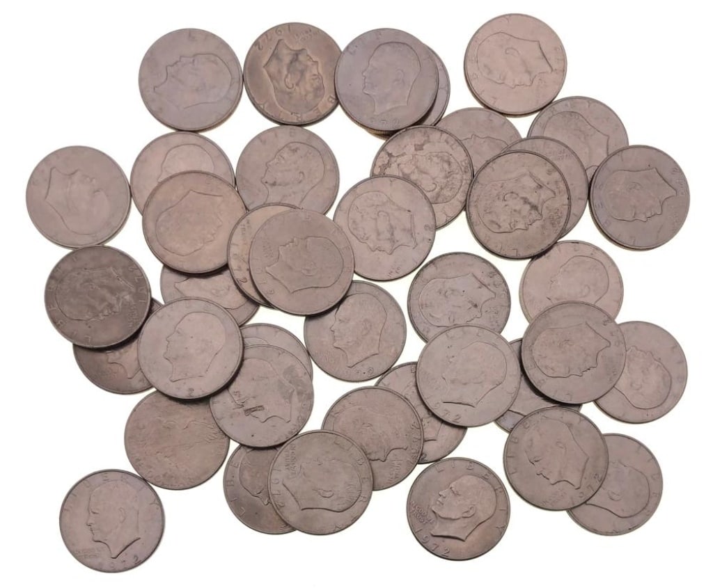 (40) 1971-78 Ike Dollars Various Dates Grades