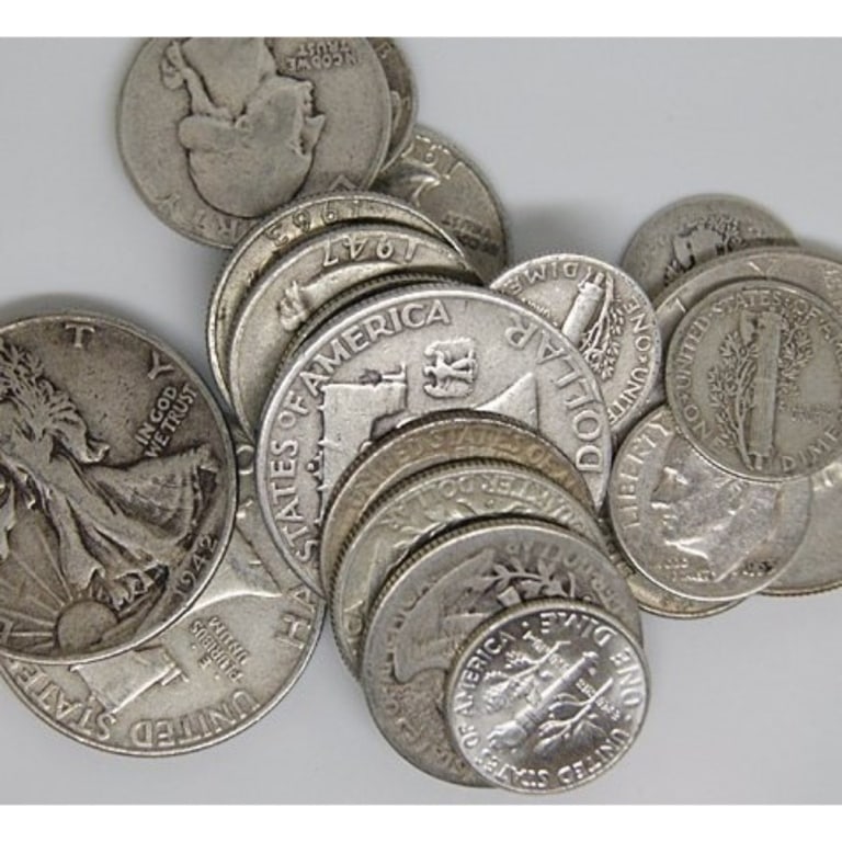 $4 Face Value - 90% Silver Random Mix - 2