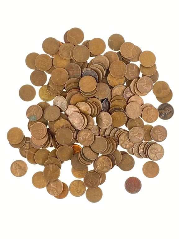 (100) Random Unsorted Lincoln Wheat Cents: Item is as shown in the image - Due to the fact that we have more than one of these items, winning bidder may not receive the exct item in the image- Winning bidder will receive exact date and grade