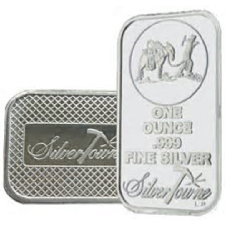 1 oz. Random Maker/Design Silver Bar -.999 Pure - 2