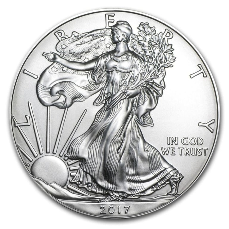 2017 US Silver Eagle - 1 oz Silver Bullion (1 of 2)