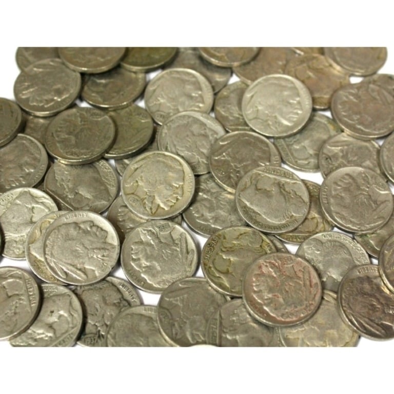 Lot of (40) Buffalo Nickels- Mixed Date and Grade: Lot of (40) Buffalo Nickels- Mixed Date and Grade