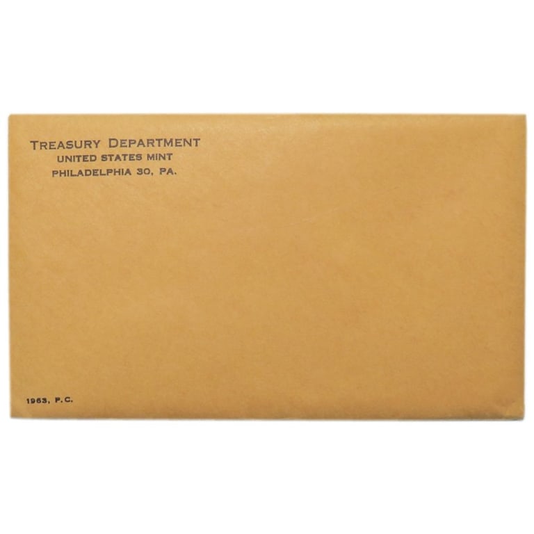 1963 US Mint Package Proof Set: Item is as shown in the image - Outer envelope may not be as shown