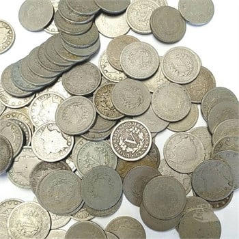 (65) Random Date & Grade Liberty Head V Nickels: Items will be as described in title and shown in image. Please review all terms prior to placing a bid. All bids are acceptance of all terms.