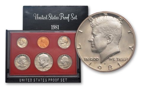 1981 US Mint Proof Set: Item is as described in the title - Please review our complete list of terms prior to placing any bids.
