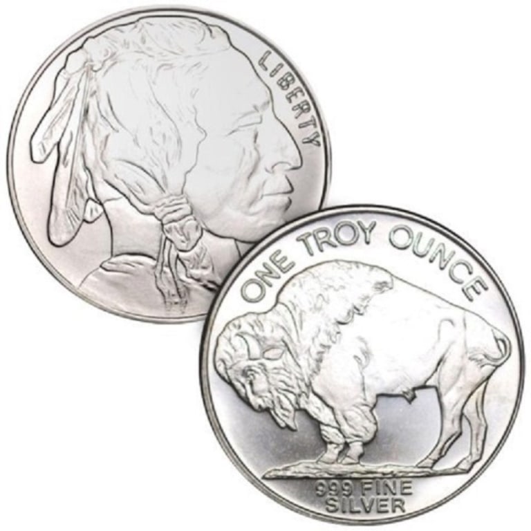 1 oz Silver Round Buffalo Design: Item is as shown in the image. Bidder is responsible for all grade and valuation. All invoices are due at the end of the sale NO EXCEPTIONS. Declined cards that are not made good within 24 hours are