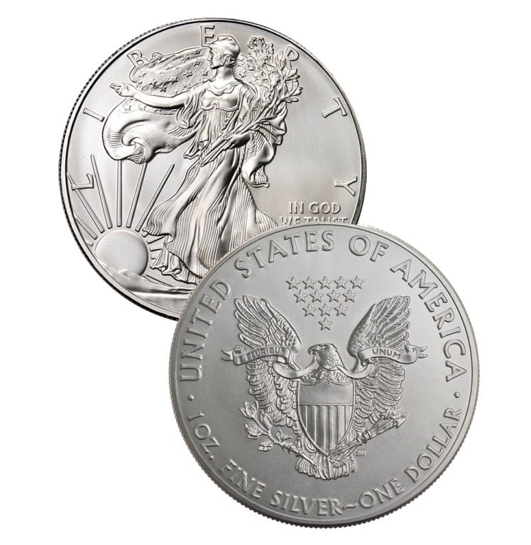 (1) US Silver Eagle Random Date: US Silver Eagle Random Dates from our choice of stock on hand.
