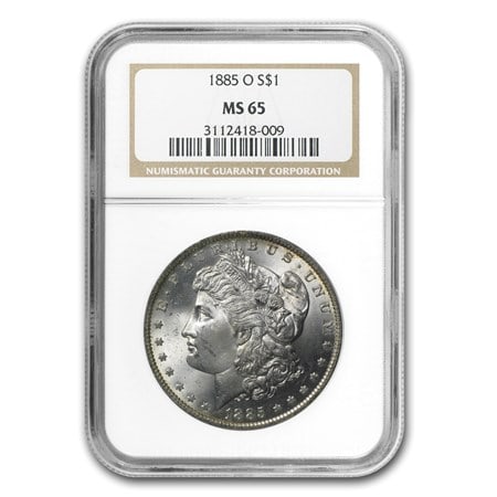 1885 o MS 65 NGC Morgan Silver Dollar: Items are as shown in image - grade and date are exact- Due to the fact that we have multiples of these items -Winning bidder may not receive exact serial numbers