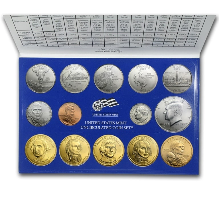 2007 US Mint Sets- P & D- - 3