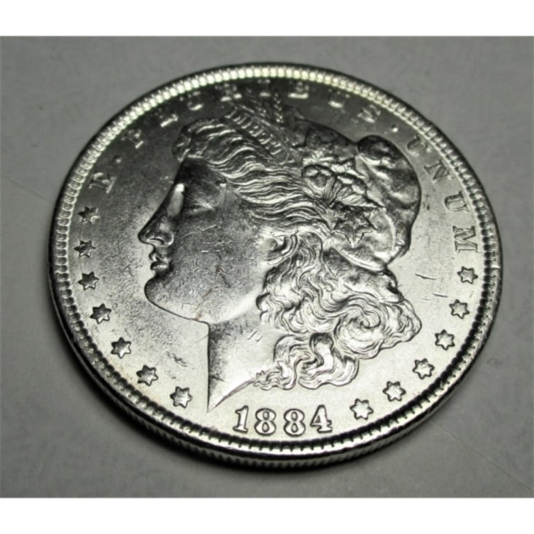 1884 P Morgan Silver Dollar: Items are as shown in image. Bidder is responsible for all grade and value. Please review all terms and understand shipping procedure prior to bidding.