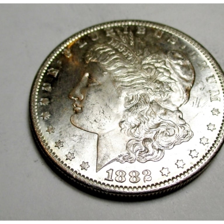 1882 s CH BU Morgan Silver Dollar: Item is the exact item in the image. Please be sure to view the terms, limitations and the shipping and payment procedures PRIOR to bidding. All saels final, all bids constitute a binding contract.