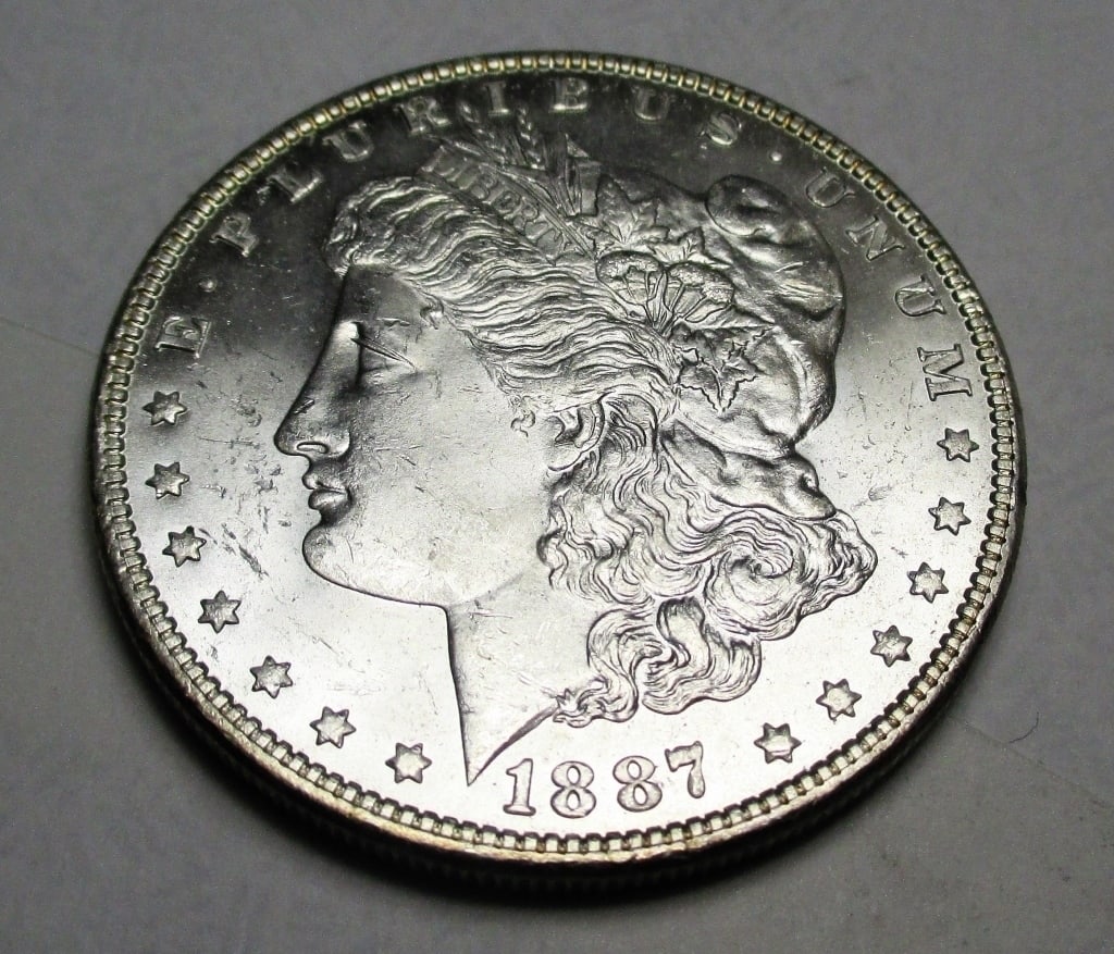 1887 P BU Morgan Silver Dollar: Items are as shown in image. Bidder is responsible for all grade and value. Please review all terms and understand shipping procedure prior to bidding.
