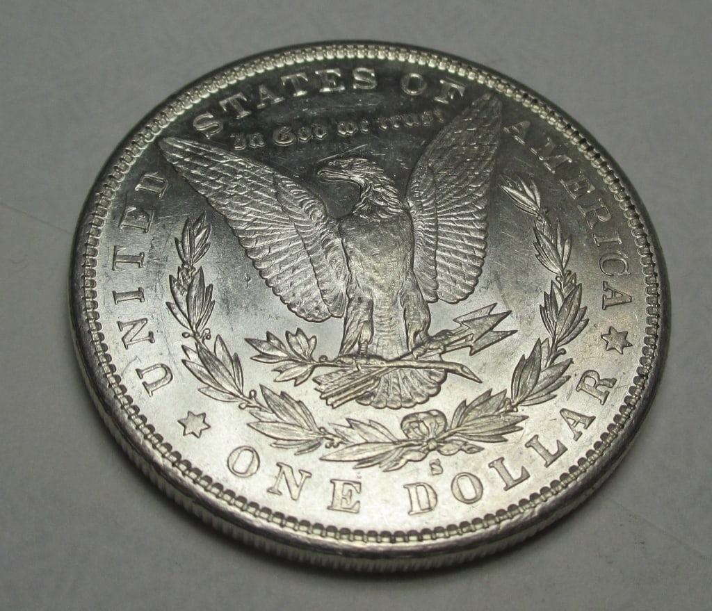 1881 s BU Morgan Silver Dollar - 2
