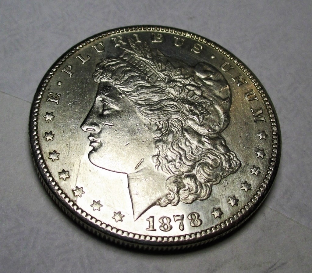 1878 S BU PL Morgan Silver Dollar: Items are as shown in image. Bidder is responsible for all grade and value. Please review all terms and understand shipping procedure prior to bidding.