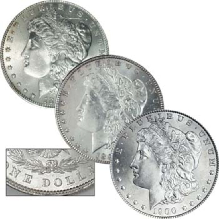 (3) UNC Random Date P Morgans (1 of 1)