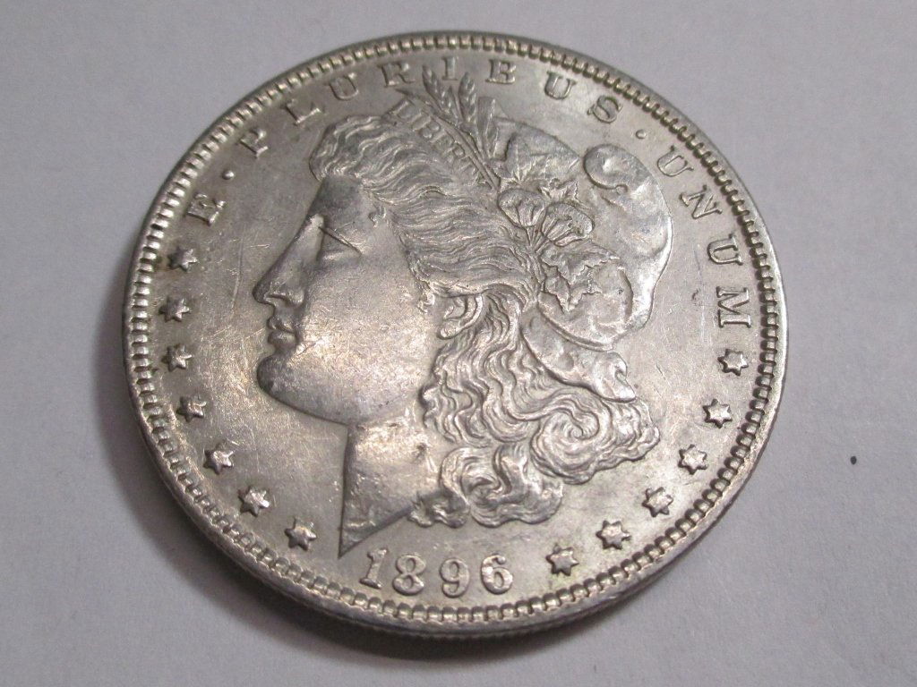 1896 P Morgan Silver Dollar - 90% Silver (1 of 2)