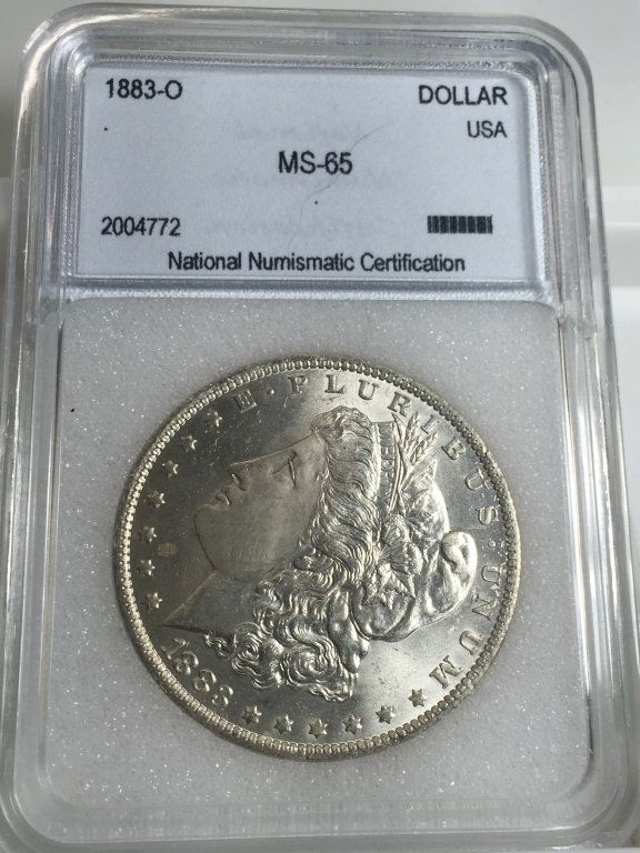 1883 O BU Morgan Silver Dollar (1 of 2)