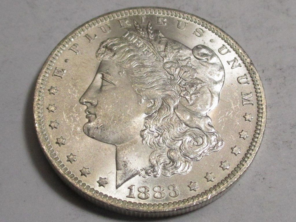 1883 o CH BU Morgan Silver Dollar (1 of 2)
