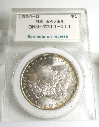 1884 O CH BU Plus Morgan Silver Dollar (1 of 2)