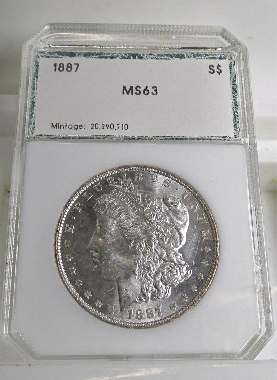 1887 CH BU Morgan Silver Dollar (1 of 1)