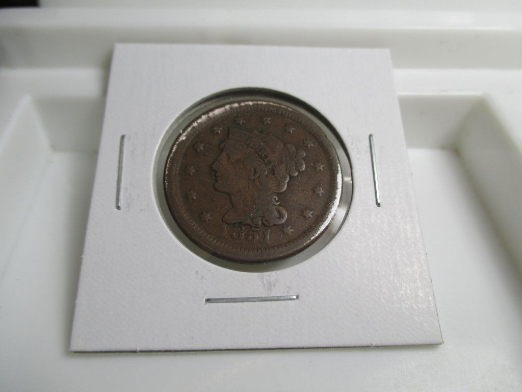 1851 Large Cent - Copper (1 of 2)