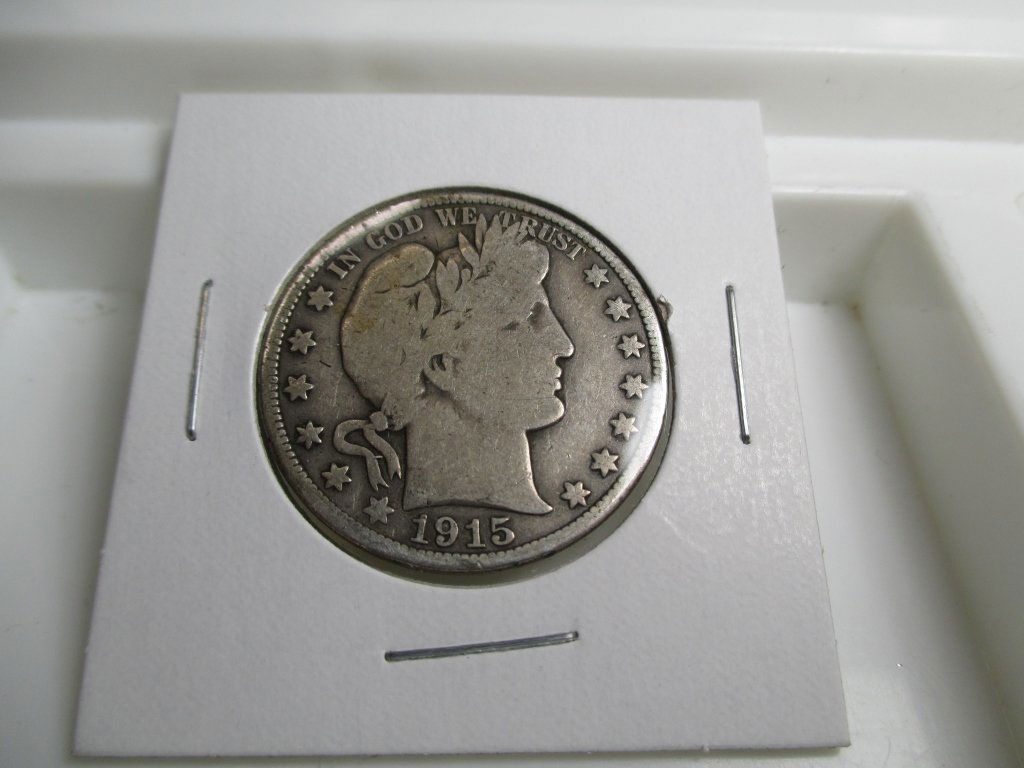 1915 S Barber Half Dollar (1 of 2)