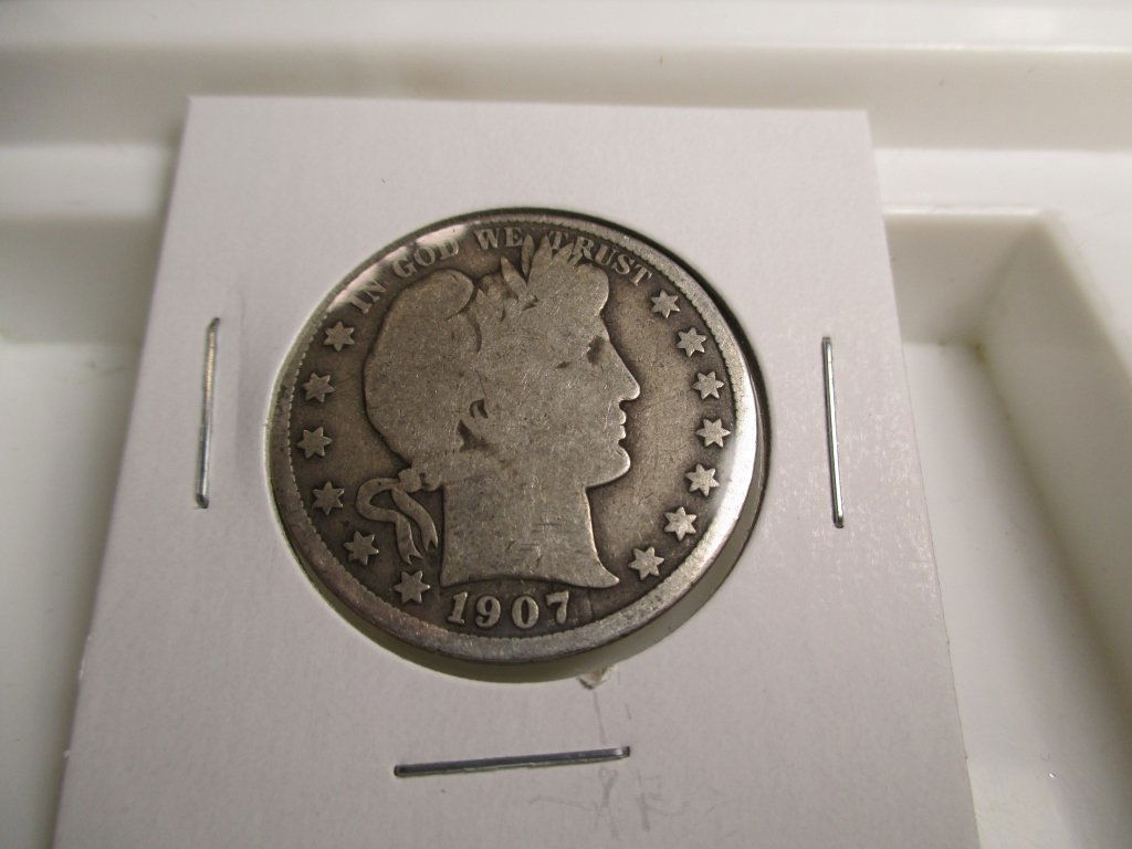 1907 Barber Half Dollar (1 of 2)
