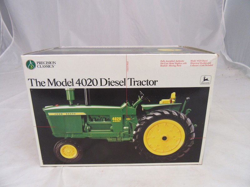 Precision Classics John Deere Model 4020 Diesel Tractor: Tractor is new. Includes original box. Good condition. Normal wear.