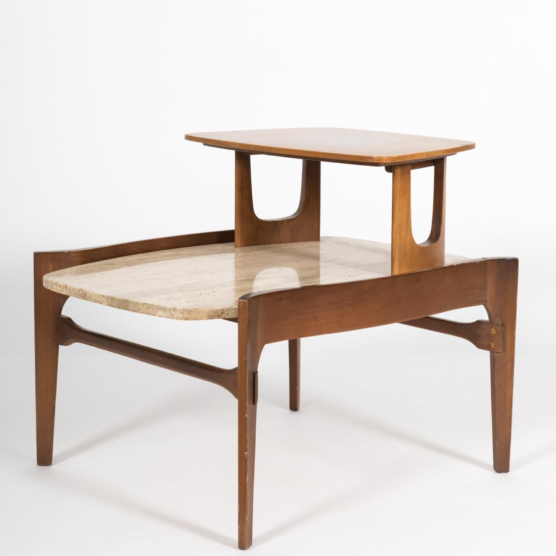 Travertine Marble Top Step Table - Schaefer (1 of 4)