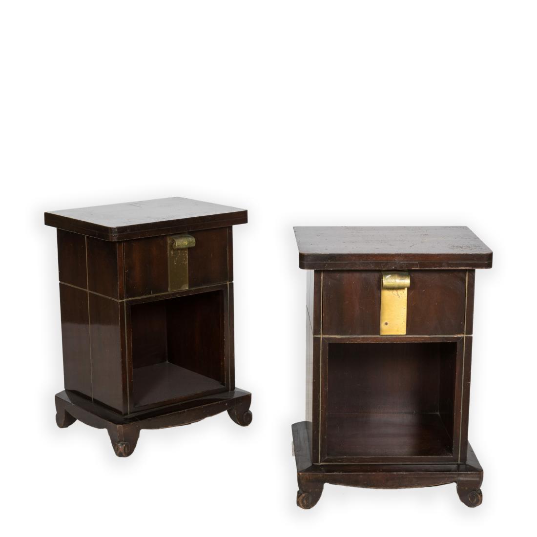Pair John Stuart Nightstands - Signed (1 of 3)