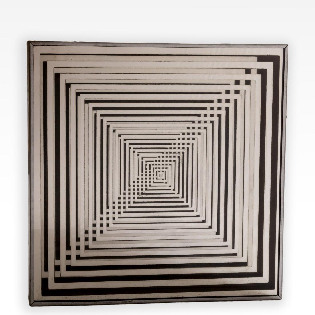 Chrome and Mirrored Geometric Framed Print (1 of 3)