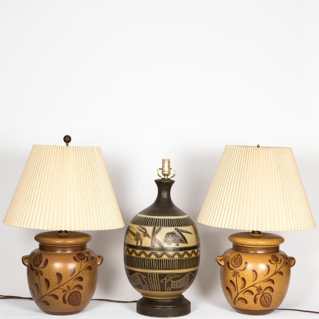 Three Ceramic Lamps (1 of 3)