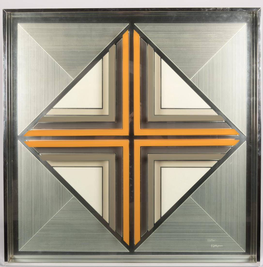 Greg Copeland - Shadowbox Lithograph: Description - Shadowbox lithograph by Greg Copeland. Dimensions - 36" x 35"