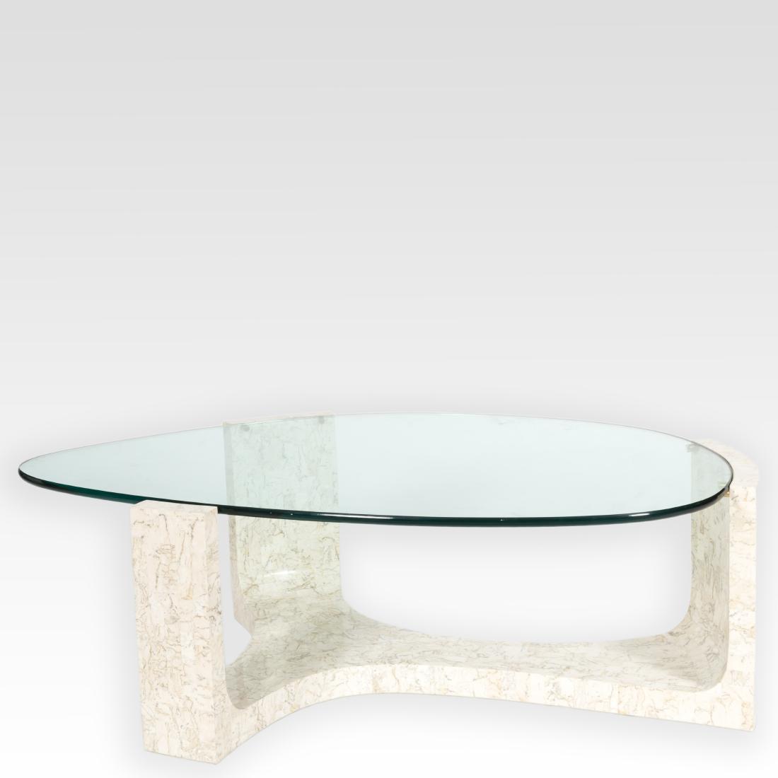 Marble and Glass Coffee Table - Maitland Smith (1 of 4)