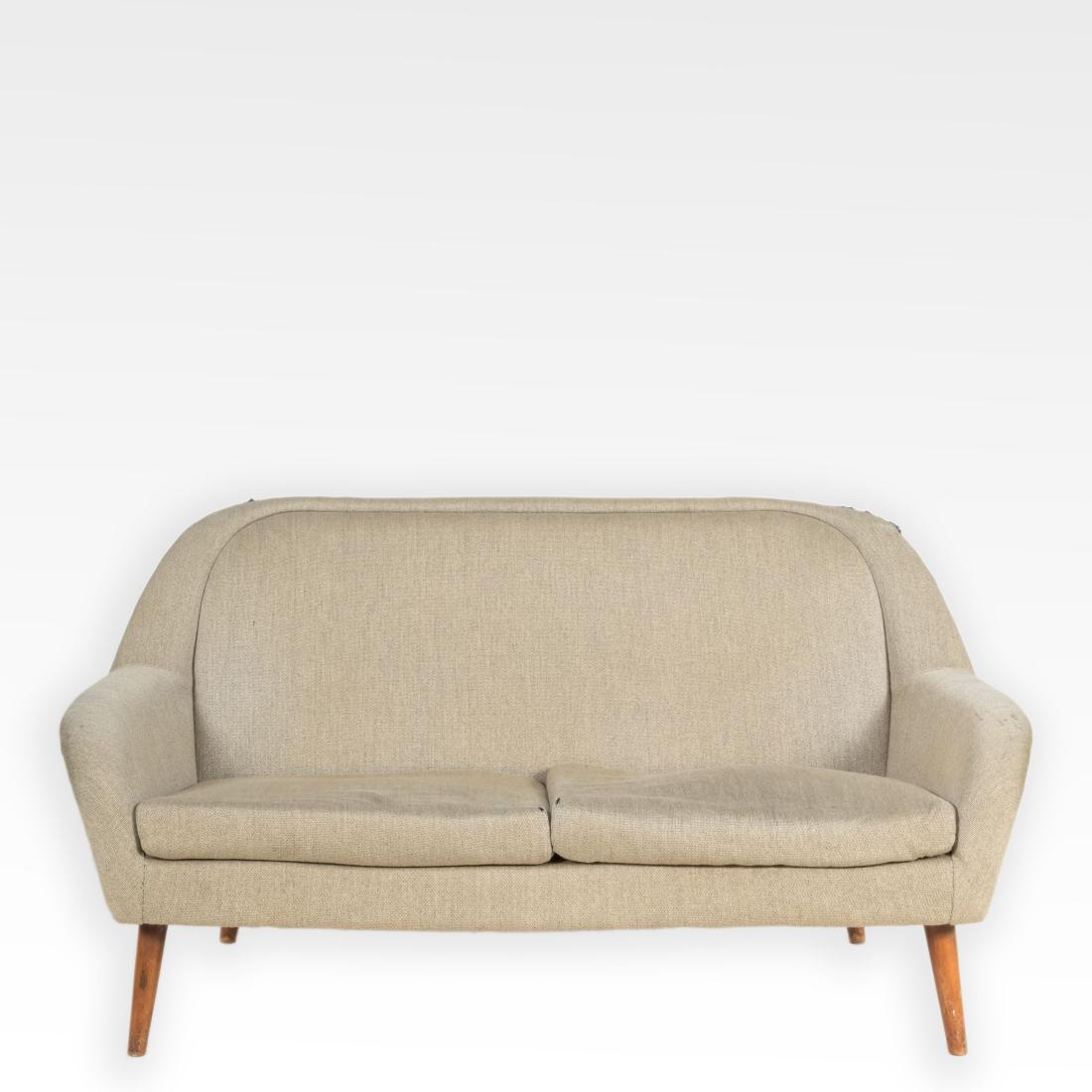 Danish Loveseat with Teak Legs (1 of 4)