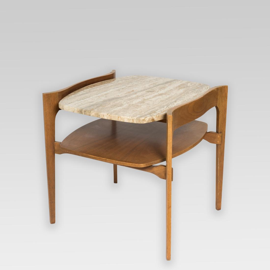 Bertha Schaefer Travertine Marble Top Table (1 of 5)