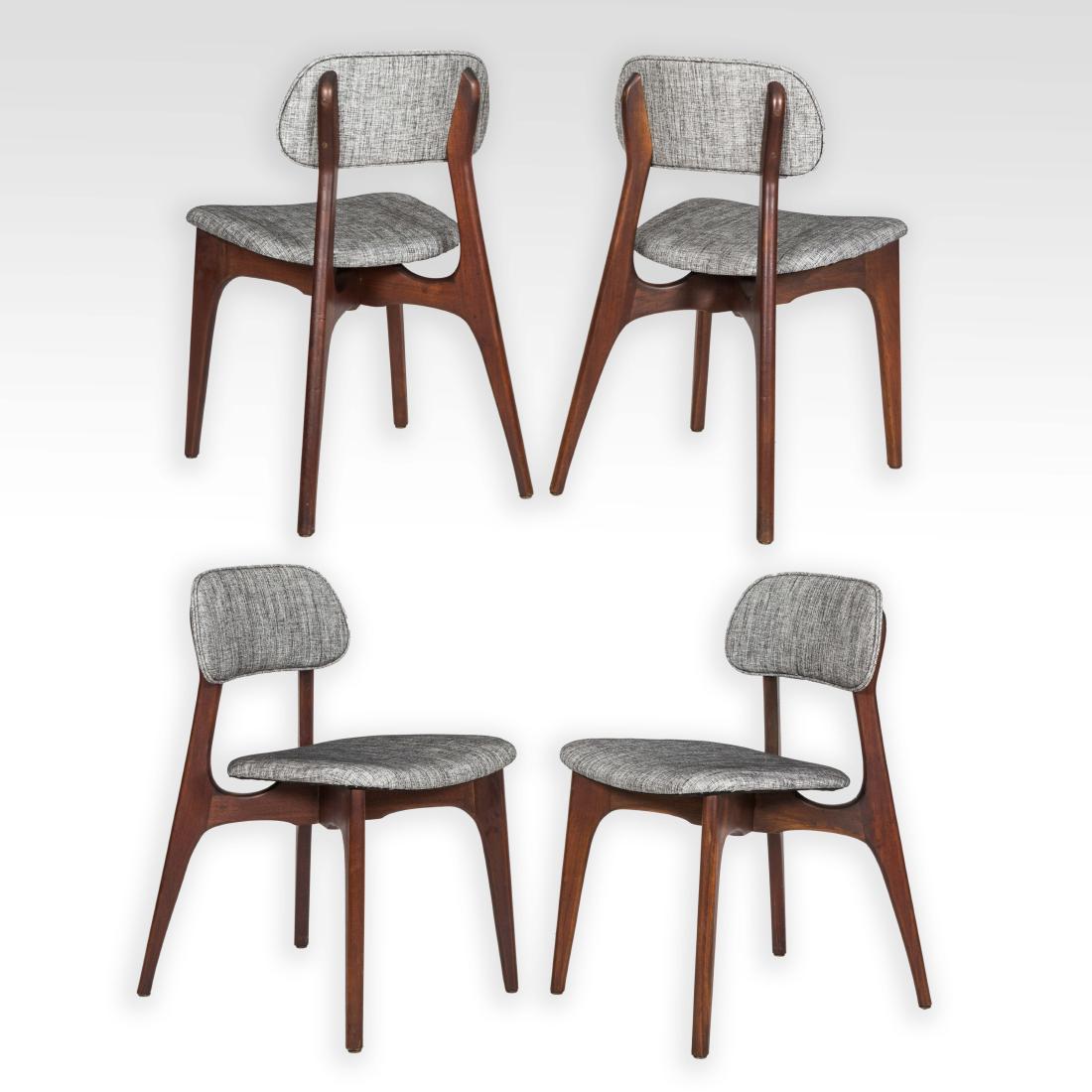 Set of Four Danish Teak Kitchen Chairs (1 of 1)