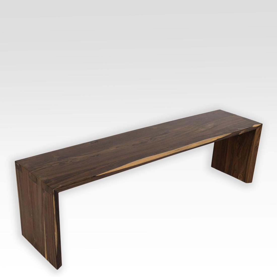 Studio Made Dovetailed Black Walnut Bench (1 of 4)